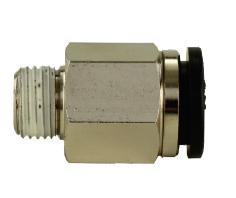 पुश फिटिंग 12 एमएम मेल स्ट्रेट