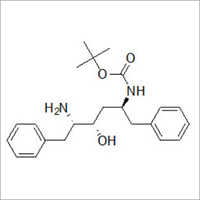 टेर्ट-ब्यूटिल (2S,3S,5S)-5-एमिनो-3-हाइड्रॉक्सी-1,6-डाइफेनिल हेक्सेन -2yl कार्बामेट (बीडीबी फ्री बेस)