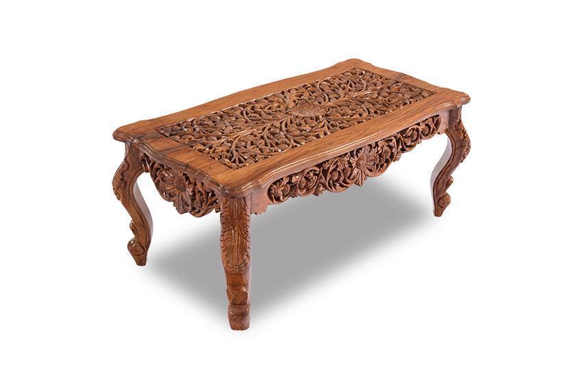 Avi Art And Crafts Solid Wood Center Table Royalite