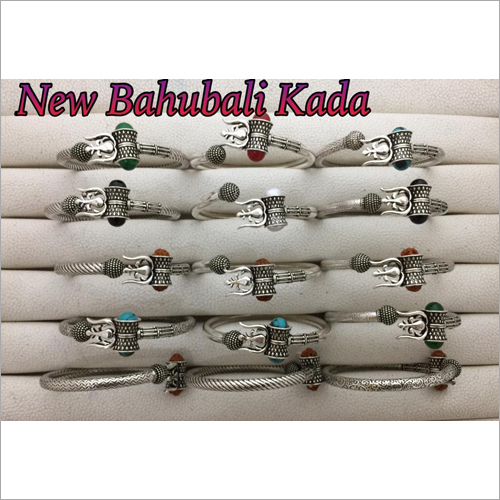 Fashion Sterling Silver Bahubali Kada