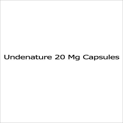 Liquid Undenature 20mg Capsules