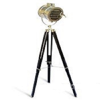 Spot Light Hand Made Antique Floor Searchlight-antique Tripod Floor