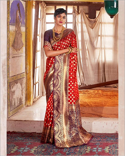 Multicolor Silk Saree