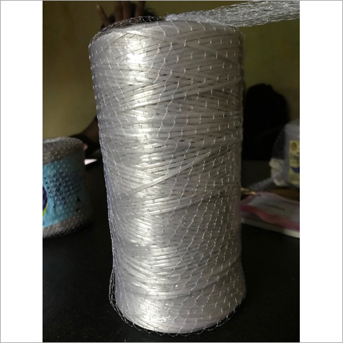 Packaging White Plastic Twine - Plastic, 1600m Length, 2-4mm Thickness, Plain Texture, White Color | Corrosion Resistant, High Tensile Strength, Versatile Applications