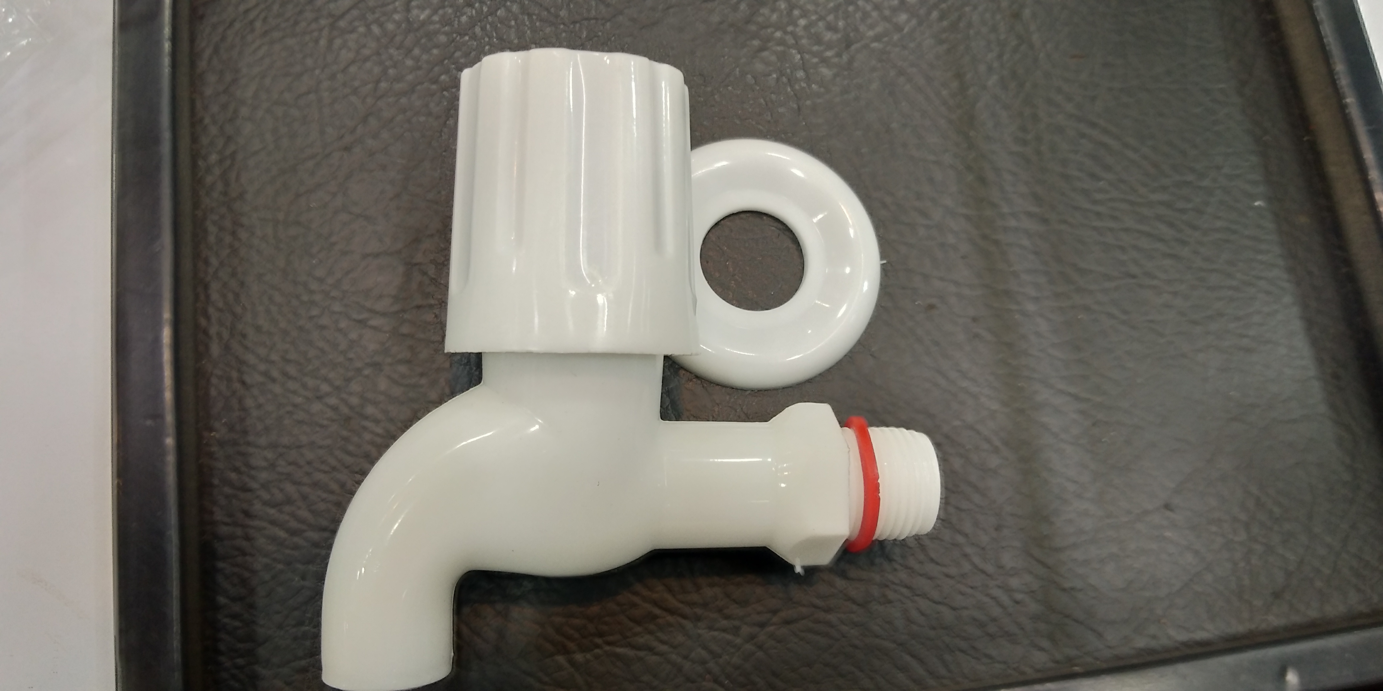 Pvc Bib Cock - 1/2 Inch Oval Shape | Water Connection, Made From Quality Pp And Pvc For Enhanced Finish