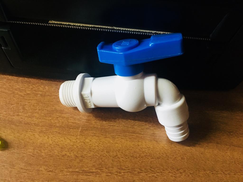 Pvc Bib Cock - 1/2 Inch Oval Shape | Water Connection, Made From Quality Pp And Pvc For Enhanced Finish