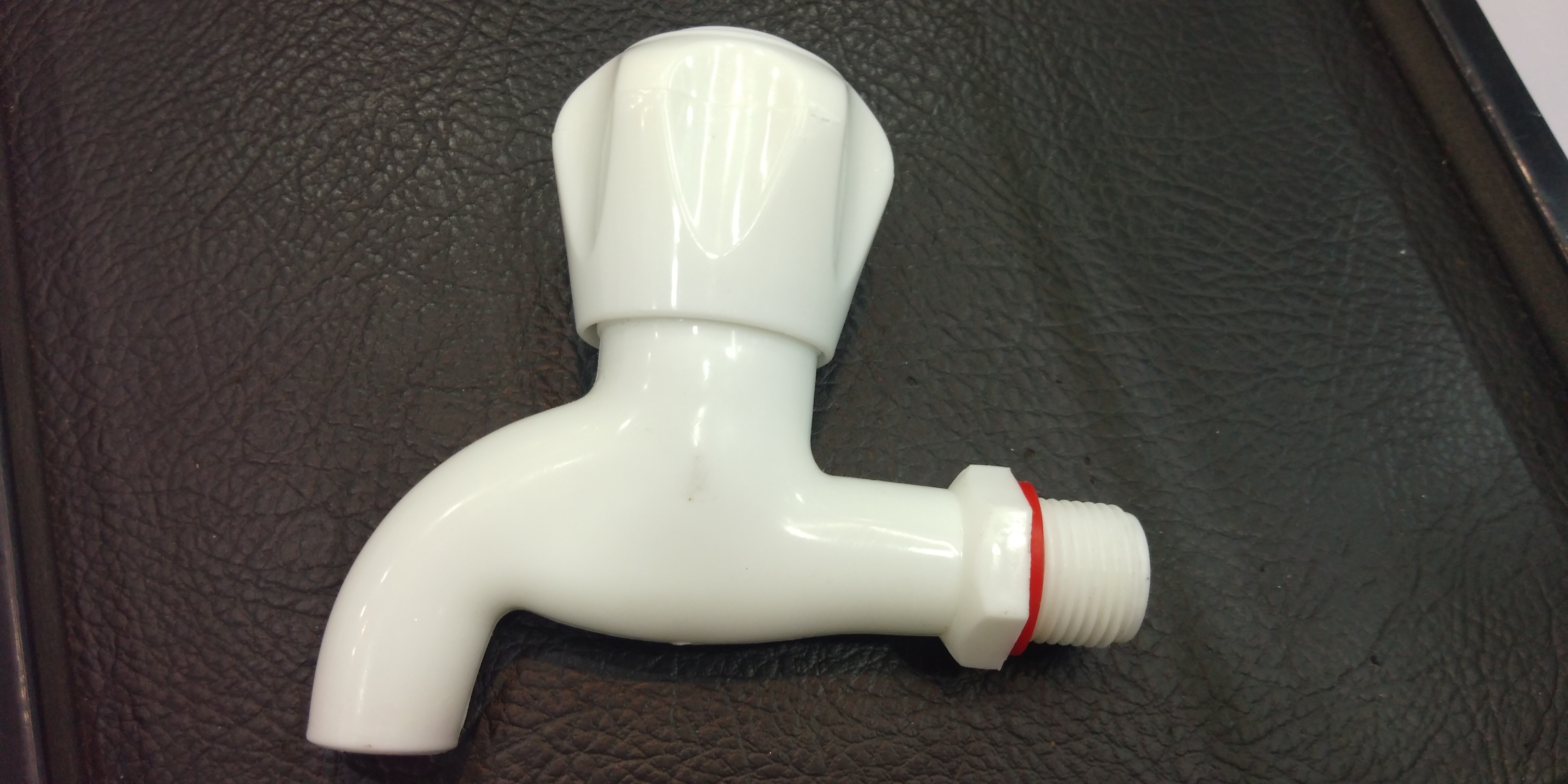 Pvc Bib Cock - 1/2 Inch Oval Shape | Water Connection, Made From Quality Pp And Pvc For Enhanced Finish