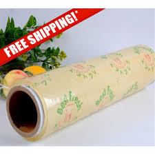 Transparent Cling Film - PVC Material, 18 Inch Size | Soft Hardness, Single-Layer Lamination, Exceptional Transparency for Food Wrapping
