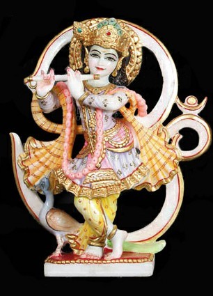 Marble Krishna Statue - Premium Quality Marble, Exquisite Detailing and Aesthetic Appeal