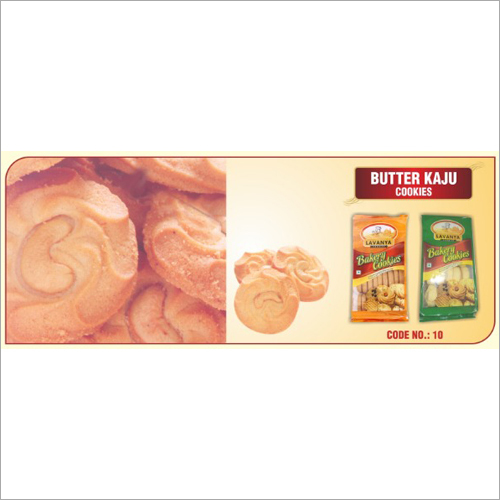 Butter Kaju Cookies - Low-Fat, Low-Salt | Sweet Taste, Nutritional Energy Source, Moisture-Resistant Packaging