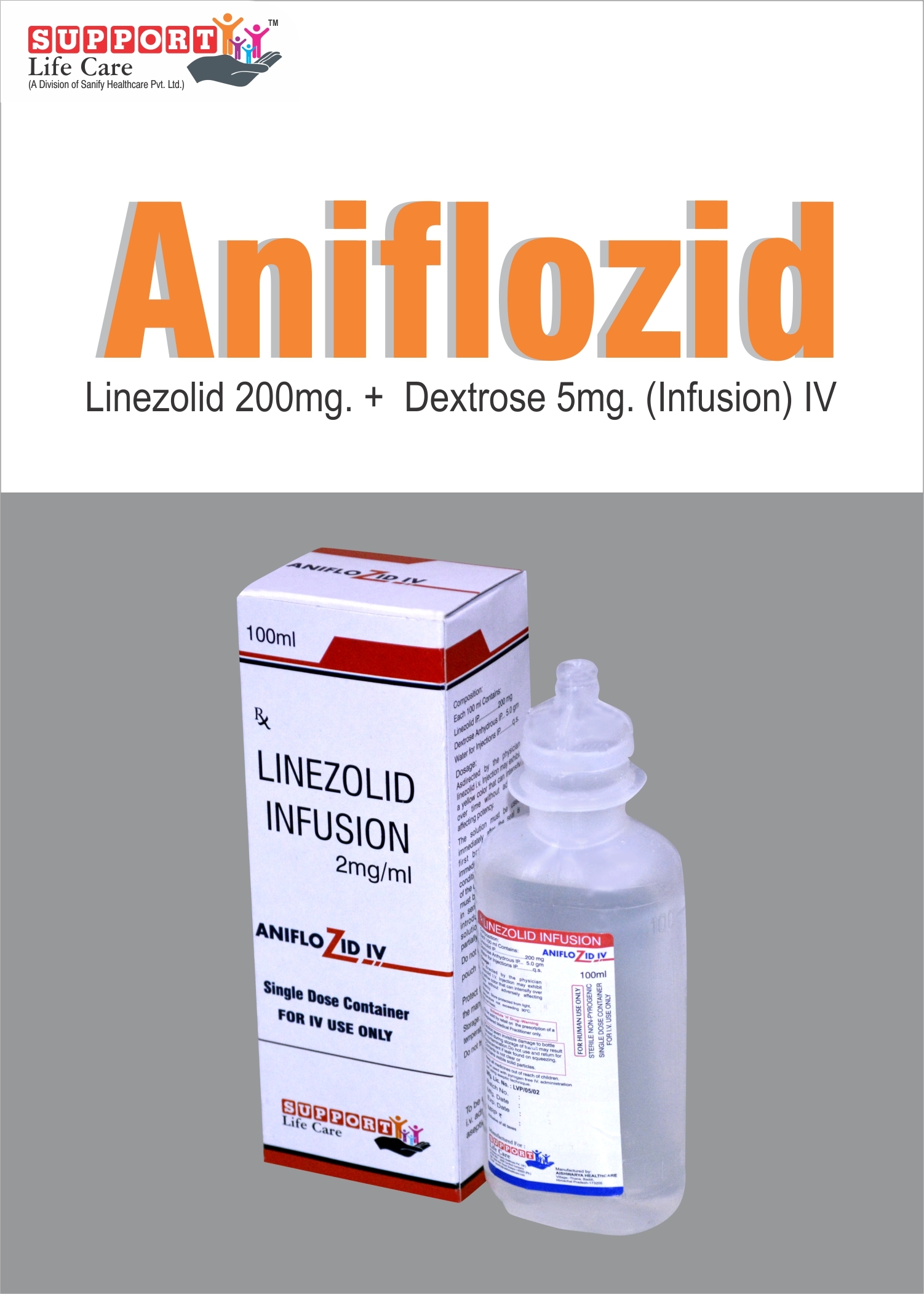 Linezolid + Dextrose Specific Drug