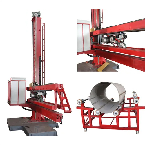 Horizontal Steel Tank Longitudinal Weld Seam Finishing Machine - 4500 kg, 5000x75 mm Size | Eco Friendly, High Efficiency, Low Noise, PLC Control