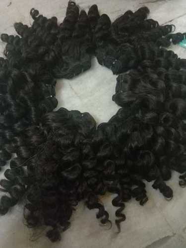 Kinky Curly Weft Hair - Application: Profesional