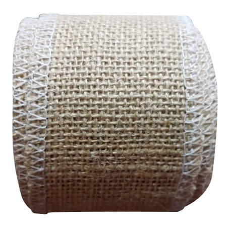 Jute Tape - Jute Material, 25mm-100mm Width, 10m-50m Length, Beige Color | Braided Finish, Ideal For Decorating, Gift Wrapping, Tree Trunk Protection