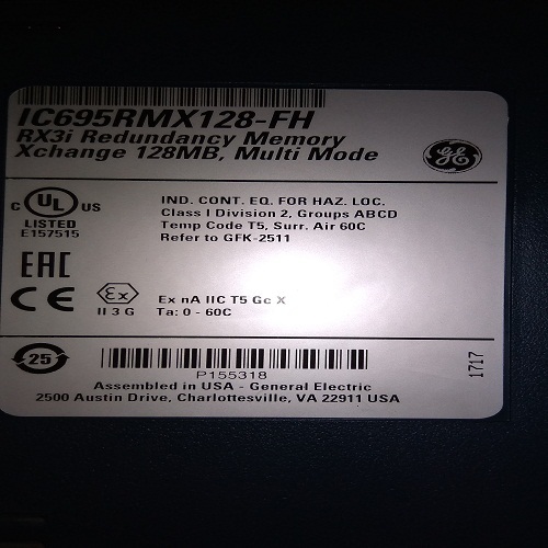 Ge Fanuc Plc Module Ic695rmx128-fh