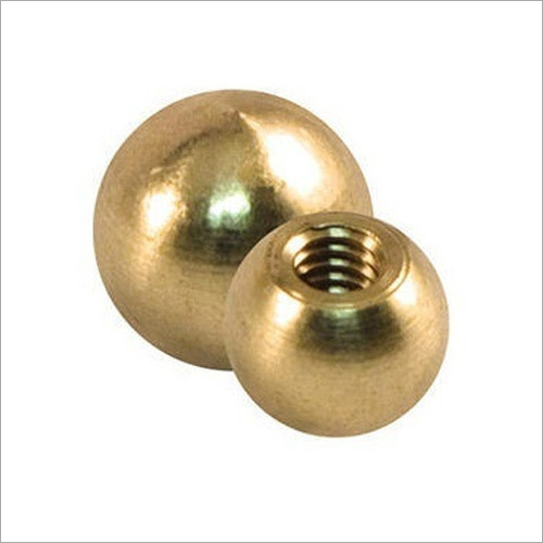 Cnc Brass Ball - Brass, Customized Sizes Available, Golden Color, Machined For Durability, Precision Polished Surface, Corrosion Resistant