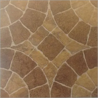 Royal Rust Tiles - 300x300mm, Brown & Cream Vitrified Tiles | Acid-Resistant, Non-Slip, Fireproof, Glossy Finish