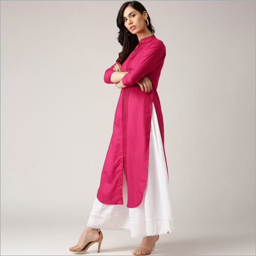 White Ladies Plain Palazzo