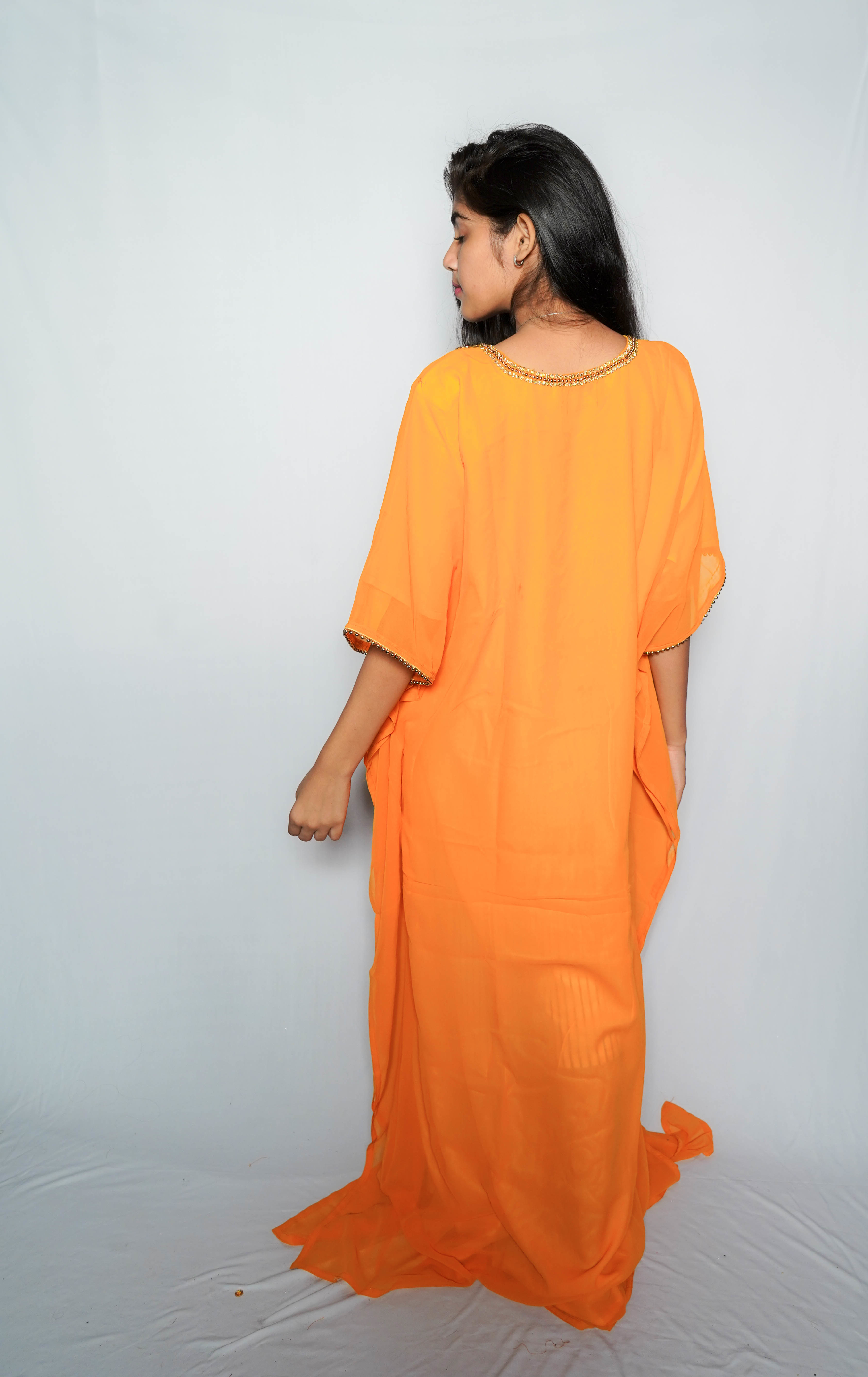 Carrot Orange  Kaftan