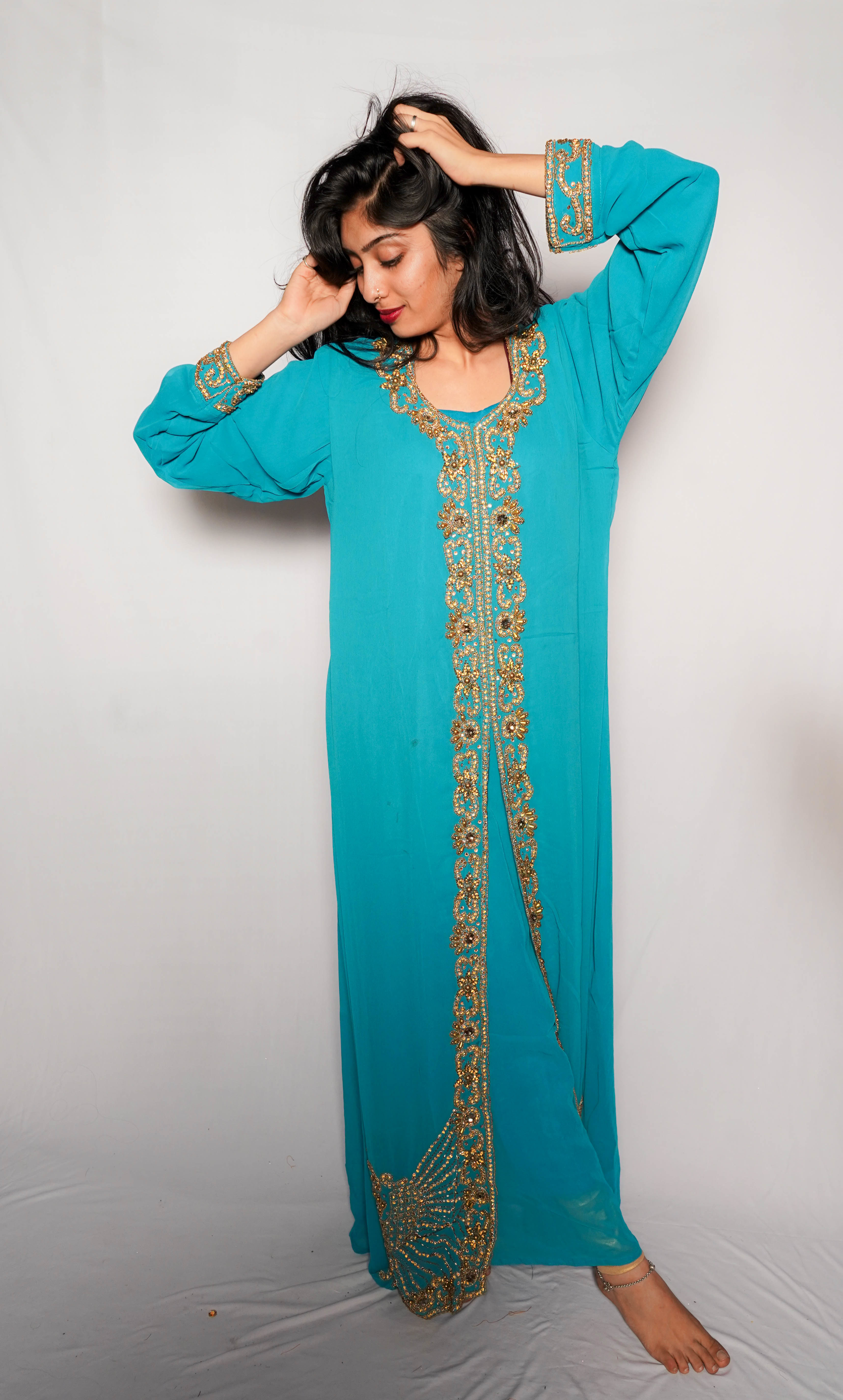 Light Blue Kaftan