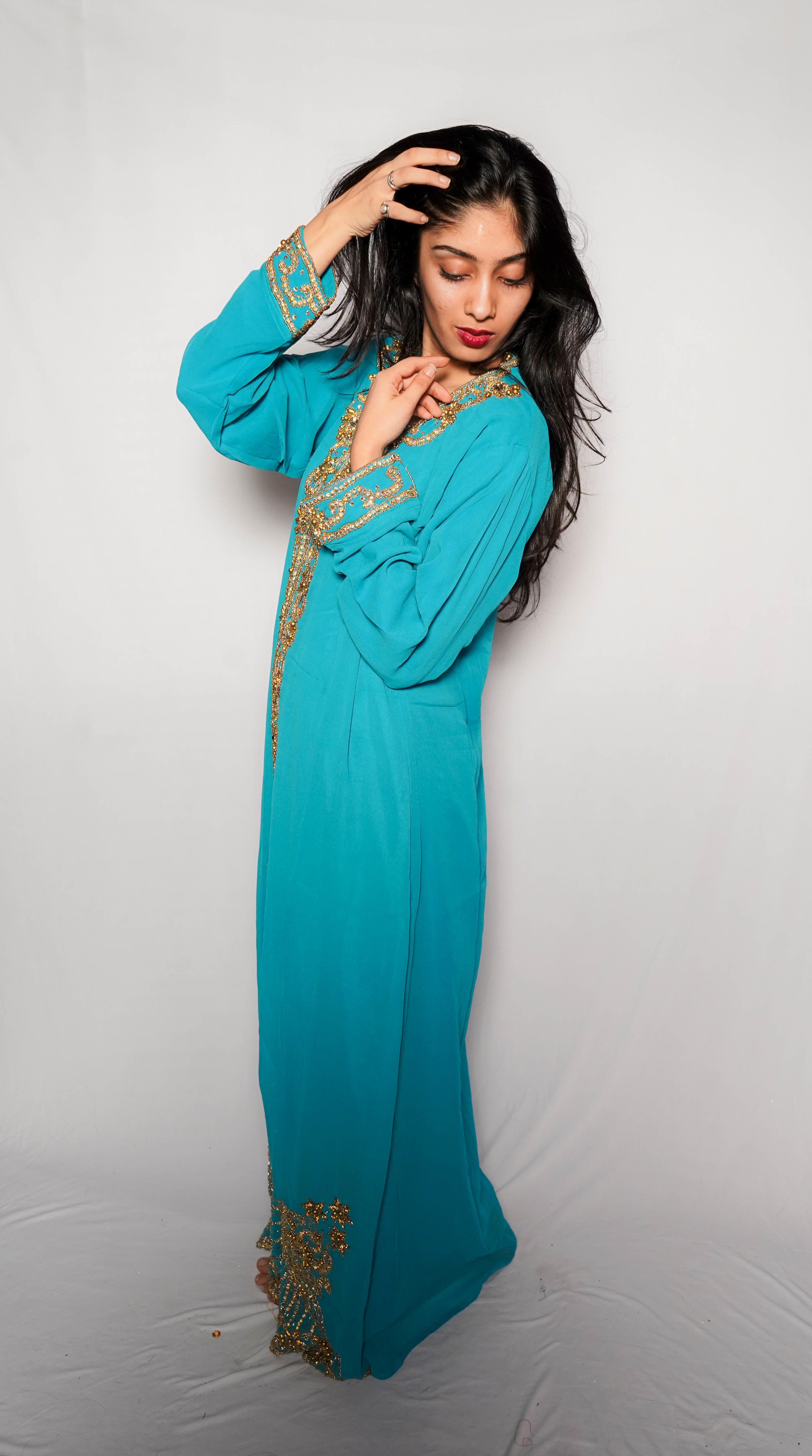 Light Blue Kaftan