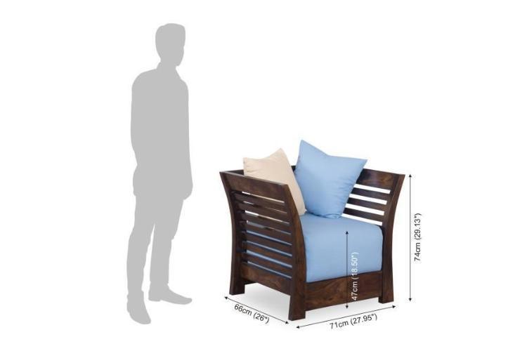 Avi Art And Crafts Wooden Sofa Set Tesseract