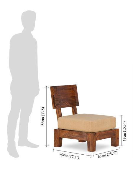 Avi Art And Crafts Solid Wood Sofa Set Bluger