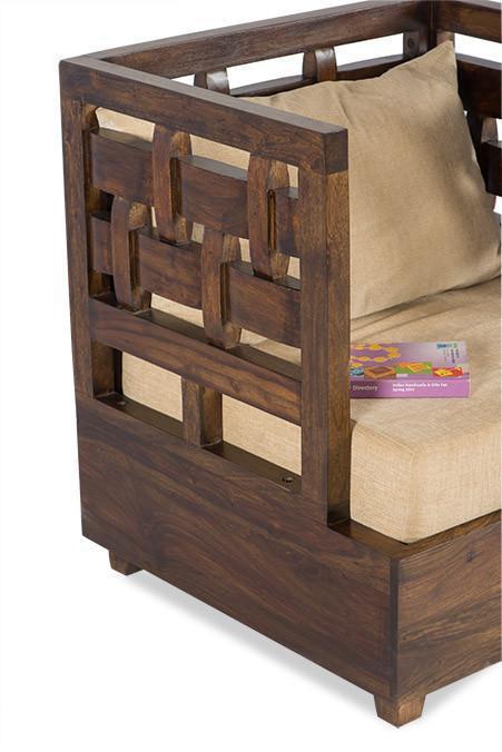 Avi Art And Crafts Solid Wood Sofa Chiseler