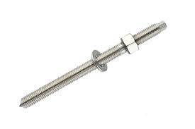 Rail Bolt Fastener With Plugs Grade: Ms