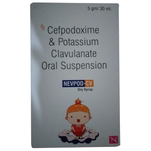 सेफपोडोक्सिम और पोटेशियम क्लैवुलनेट ओरल सस्पेंशन ड्राई सिरप