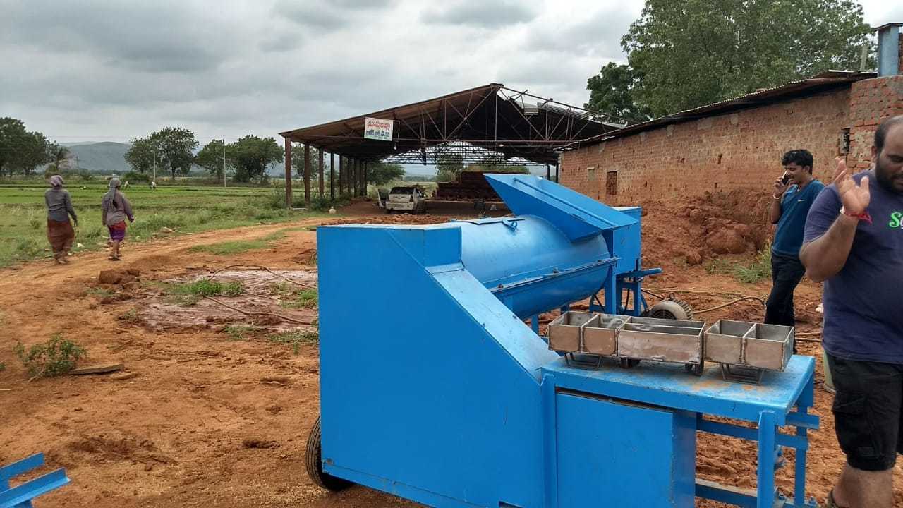 Mud Brick Making Machine
