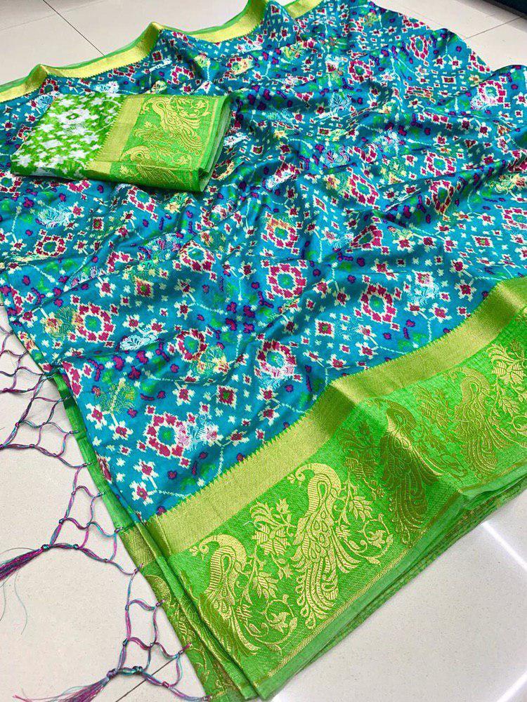 Multy New Raw Silk Saree
