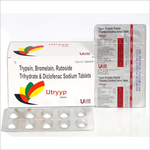 Trypsin Bromelain Rutoside Trihydrate And Diclofenac Sodium Tablet Suitable For: Women