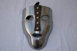 Black & Silver Or Stainless Steel Armor Knight Spec Helmet