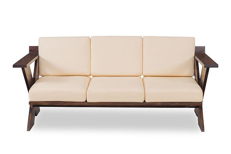 Wooden Sofa Set - Solid Wood, 186x75x71 Cm (3-seater) | Eco-friendly, Easy To Clean, Customized Finishing, Various Designs