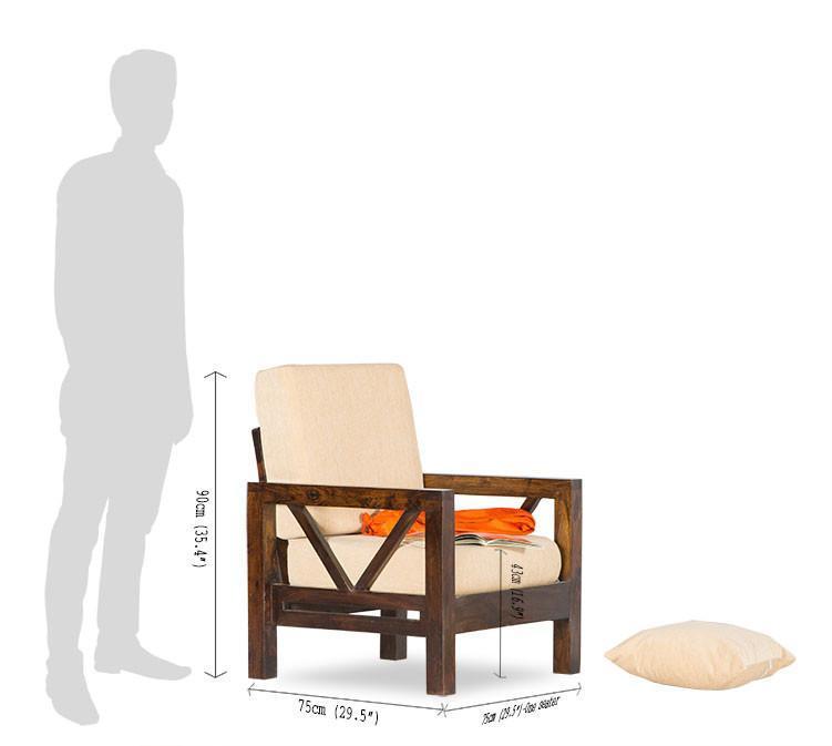 Avi Art And Crafts Solid Wood Sofa Set Kindle