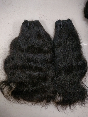 Remy Weft Wavy Temple Hair - Application: Personal