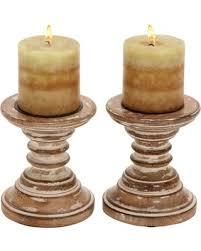 Wood Candle Holder