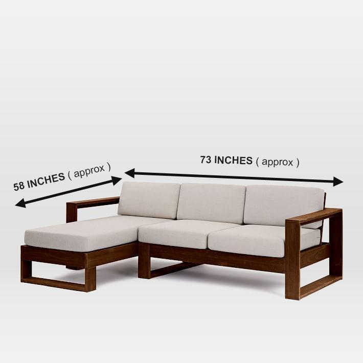 Solid Wood Sofa Set Multisets Design No Assembly Required