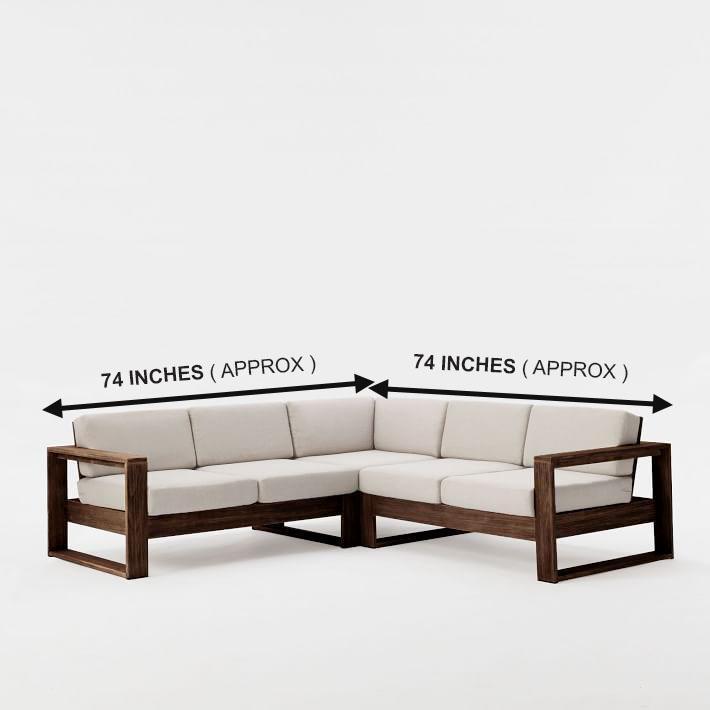 Solid Wood Sofa Set Multisets Design No Assembly Required