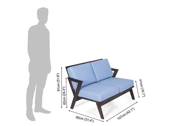 Solid Wood Sofa Set Croker No Assembly Required