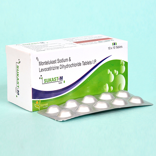 मॉन्टेलुकास्ट सोडियम और लेवोसेटिरिज़िन डाइहाइड्रोक्लोराइड टैबलेट
