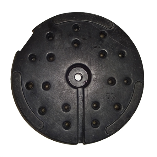 Table Lamp Base Loader - Plastic Material, 230 Mm Outer Diameter, 34 Mm Height, 2 Kg Weight | Lightweight, Anti-corrosive, Black Finish, Reliable Stability