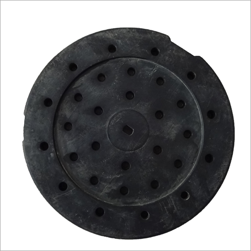 Table Lamp Plastic Base Loader - Plastic Material, 260 Mm Outer Diameter X 32 Mm Height, Black Color | High Strength, Anti-abrasive, Long Lasting Design