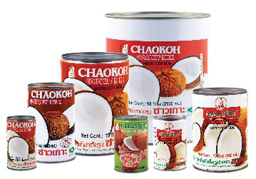 Coconut Milk (Chaokoh) Packaging: Can (Tinned)