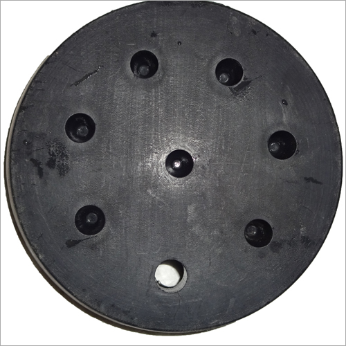 Black Round Shape Plastic Lamp Base Loader