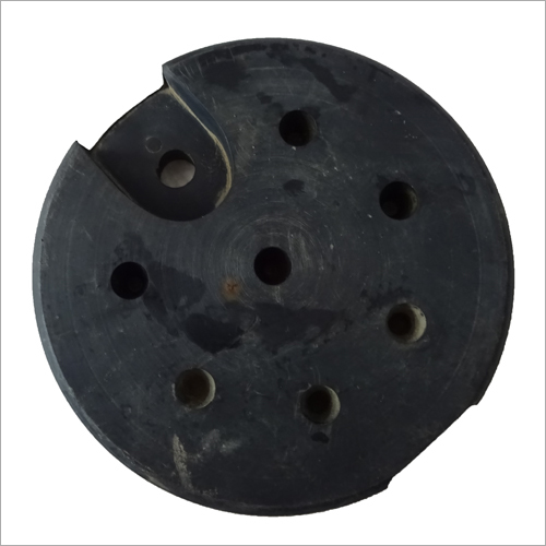 Black Round Shape Plastic Lamp Base Loader