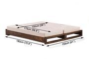 Durable Solid Wood Sofa Cum Bed Mosiac