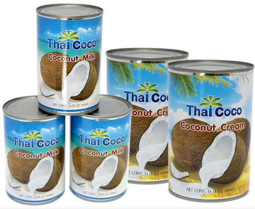 Coconut Milk / Cream (Thai Coco) Packaging: Can (Tinned)