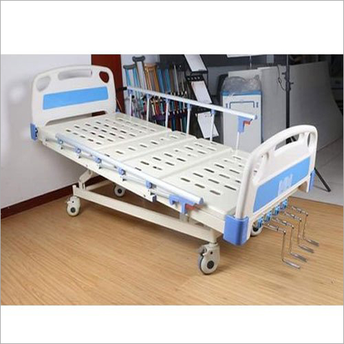 Icu Collapsible Railing Bed - Color: White